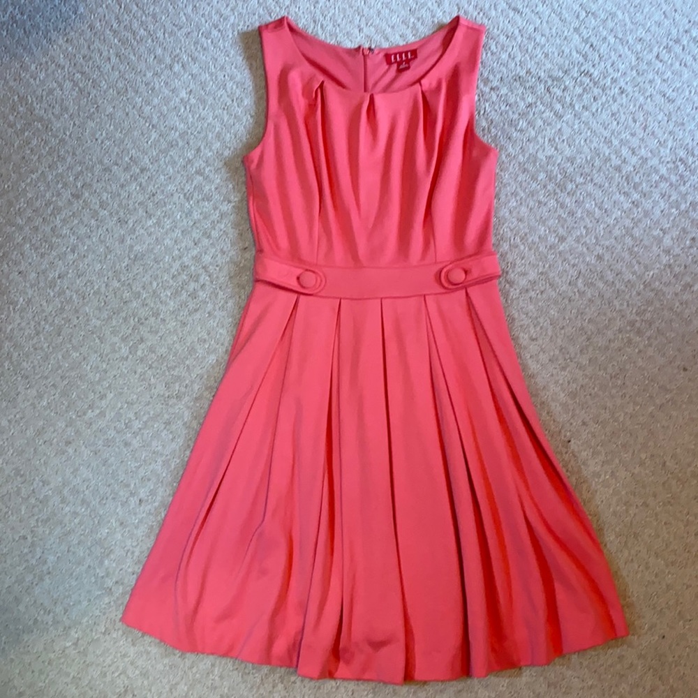 Elle coral dress